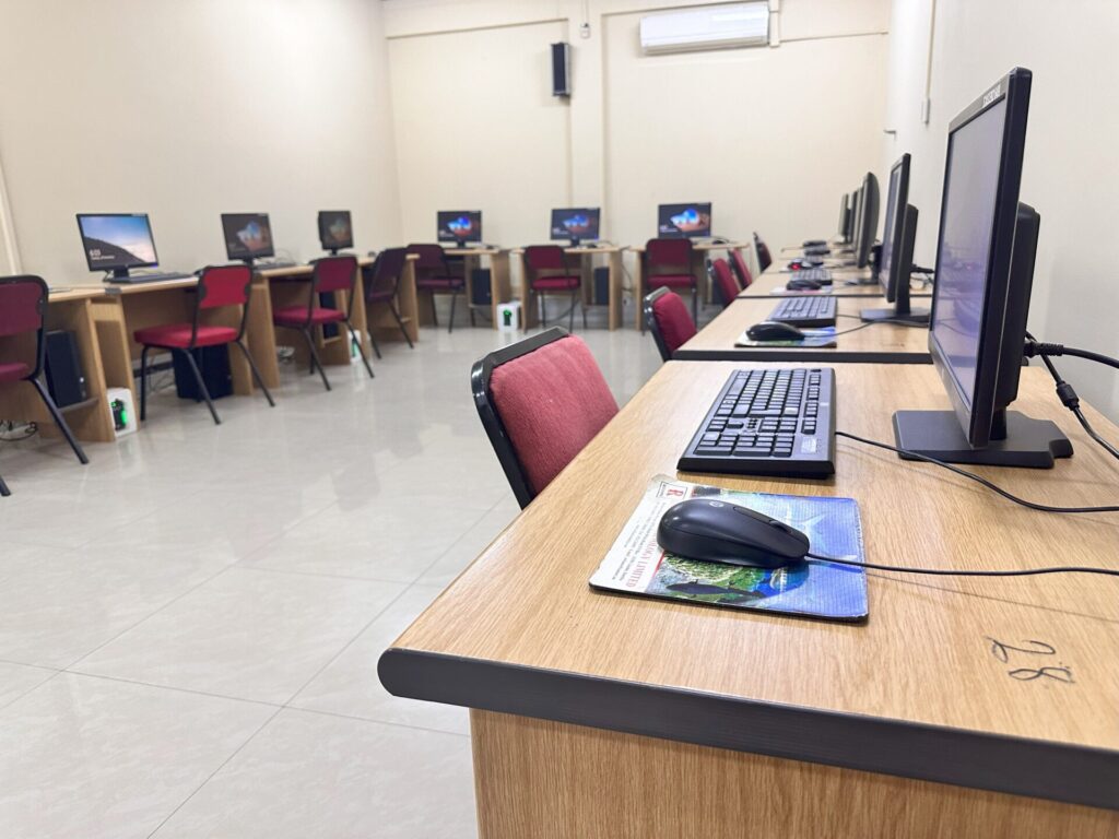 Computer-based examination room at ZCAS