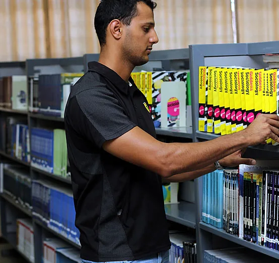 Inside the ZCAS Library reading and study environment