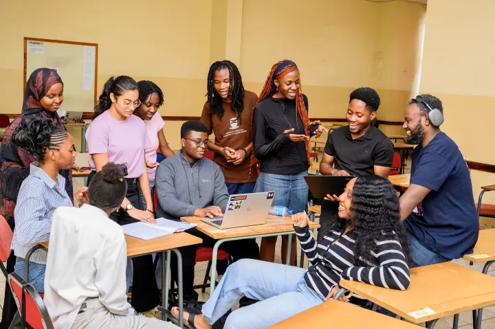 ZCAS/ZCASU Library students, shelves and study spaces