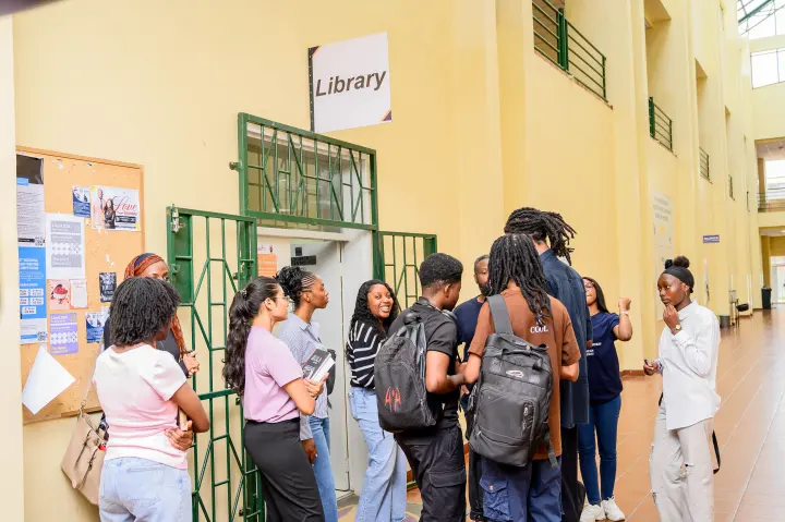 ZCAS/ZCASU Library students, shelves and study spaces
