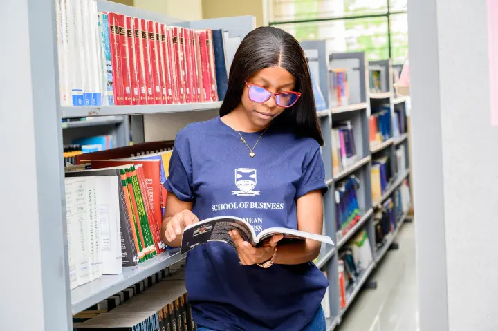 ZCAS/ZCASU Library students, shelves and study spaces