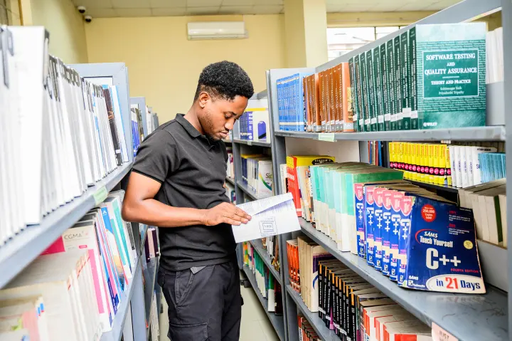 ZCAS/ZCASU Library students, shelves and study spaces
