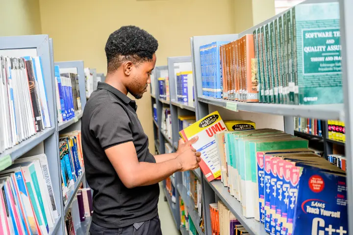 ZCAS/ZCASU Library students, shelves and study spaces
